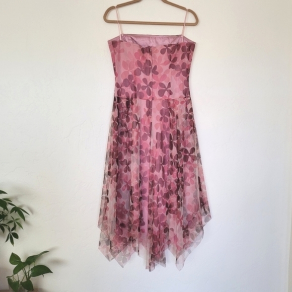 BCBG MaxAzria Tulle Handkerchief Dress - Picture 2 of 7